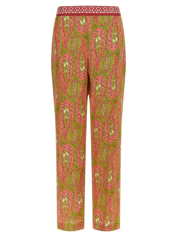 Paisley Foliage Pants Multicolor - Etro