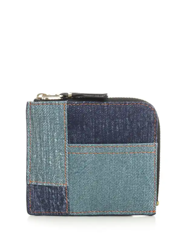 Patchwork Wallet Wallets Blue - Comme Des Garçon
