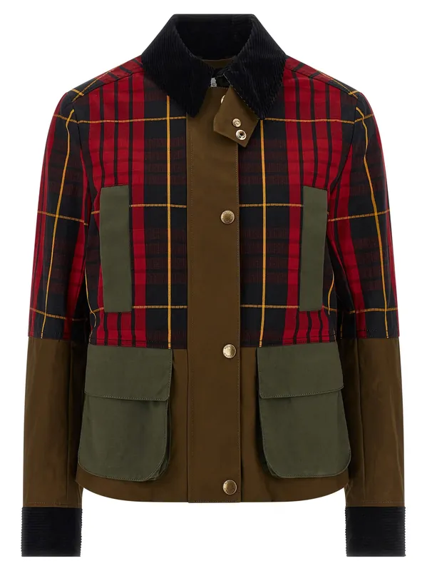 Patchwork Jacket Puffer Jackets Multicolor - Alexander McQueen