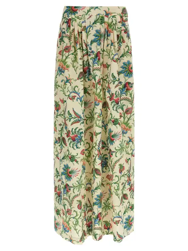 Floral Pattern Skirt Skirts Multicolor - Etro