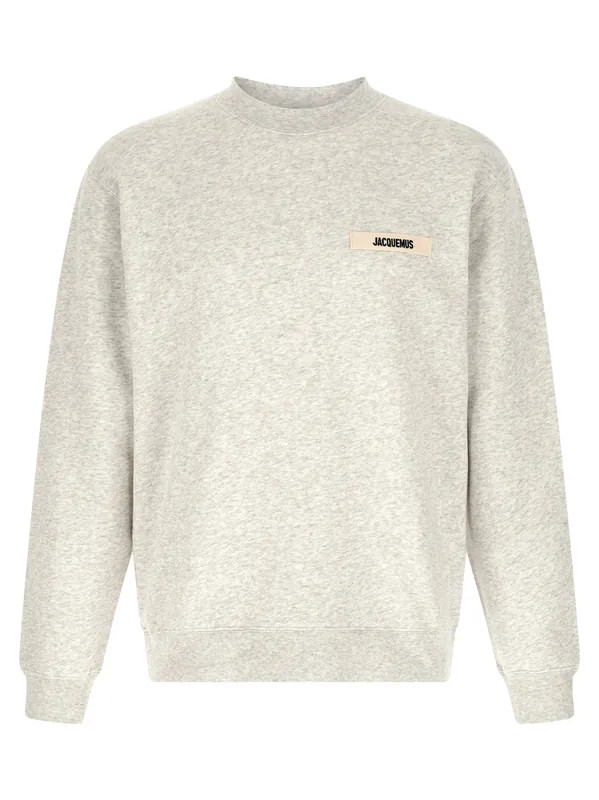 Le Gros Grain Sweatshirt Gray - Jacquemus