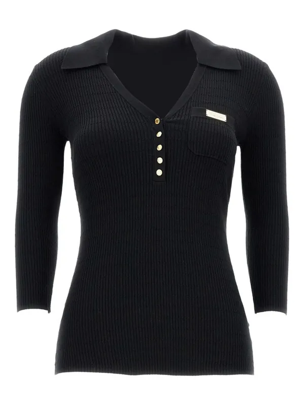 V-Necked Sweater