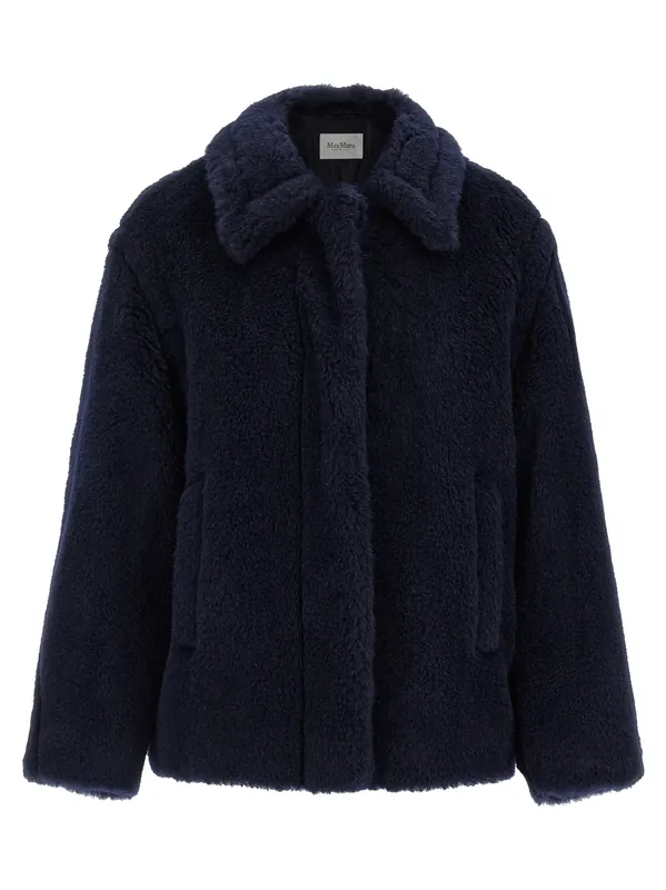 Mxmfuggito Coats And Trench Coats Blue - Max Mara