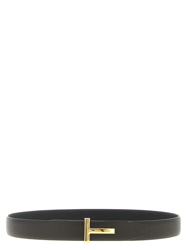 Hammered Reversible Belt Belts Multicolor - Tom Ford