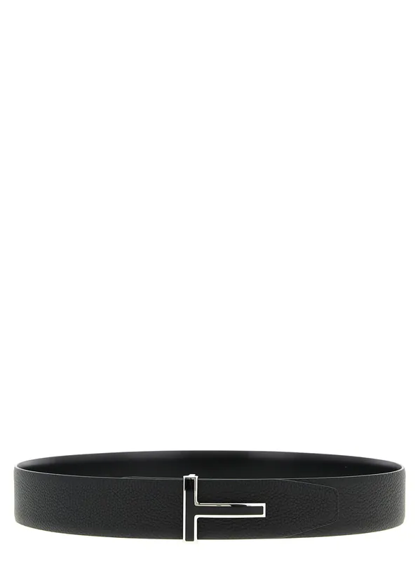 Reversible Buckle Belt Belts Black - Tom Ford