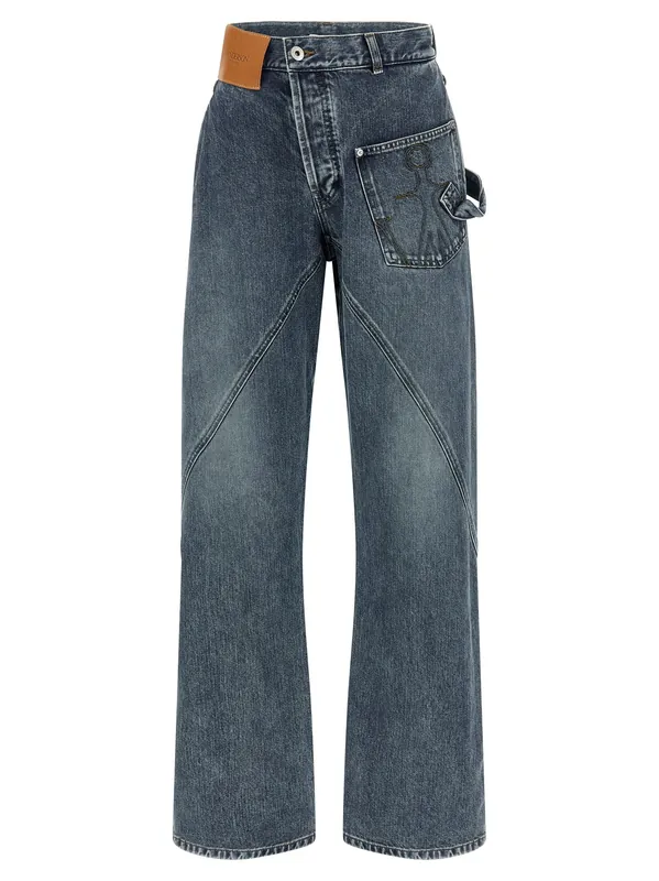 Twisted Workwear Jeans Blue - JW Anderson