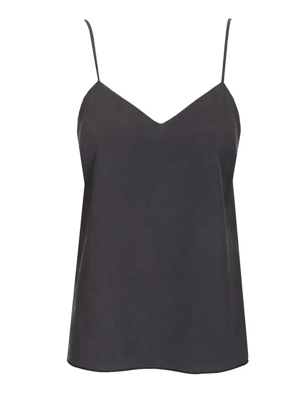 Silk Canvas Top Tops Blue - Max Mara