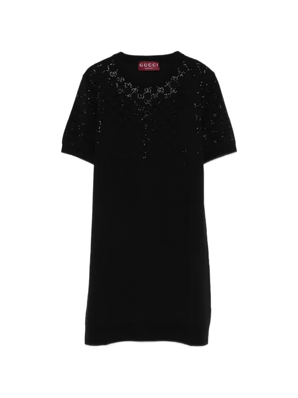 Wool Short Dress - Gucci