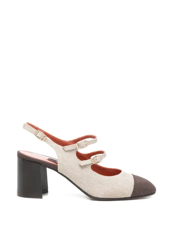 Papaya Slingback Pumps - Carel Paris