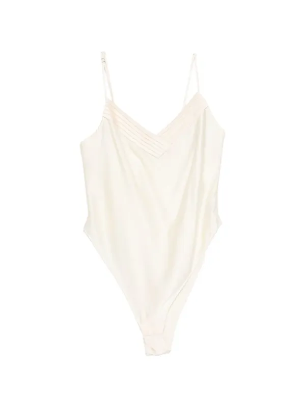 Silk Satin Bodysuit - Forte_Forte