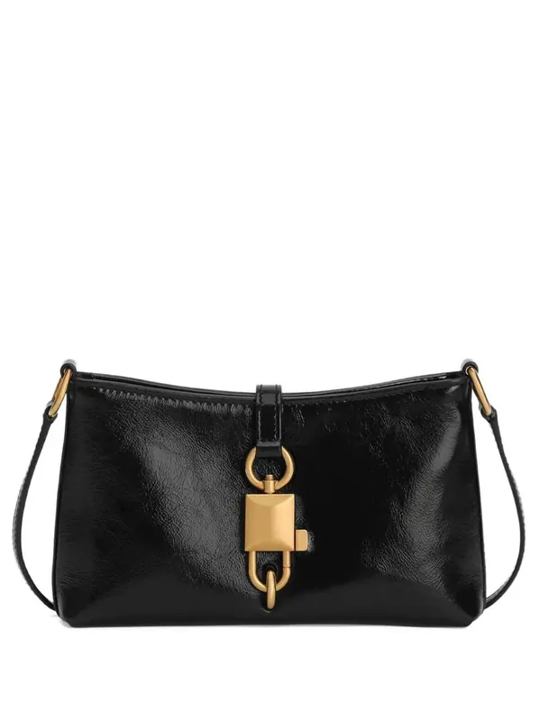 Leather Shoulder Bag With Metal Hardware - Dolce & Gabbana
