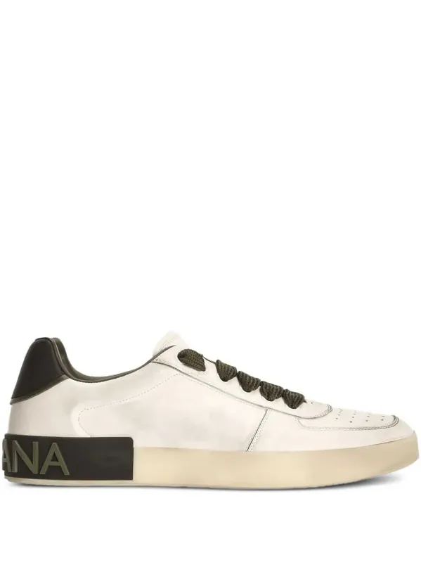 Sneakers With Perforated Detail - Dolce & Gabbana