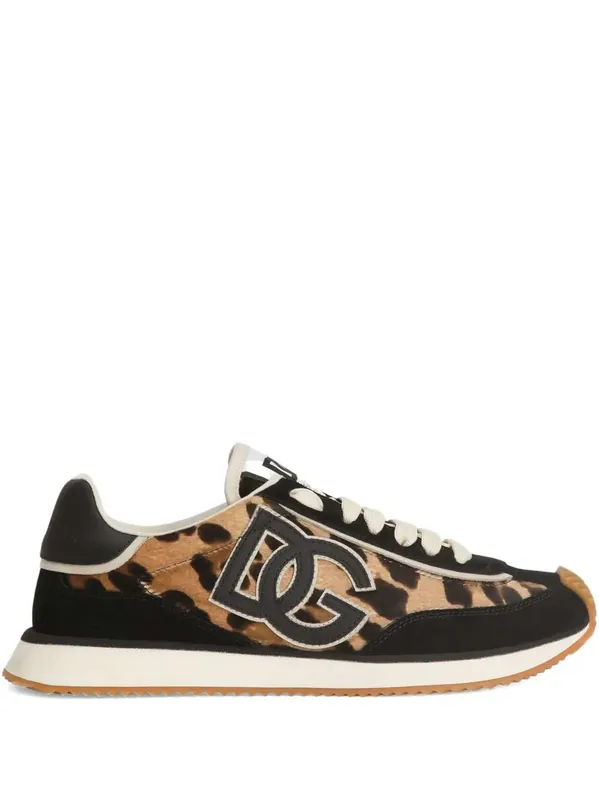 Leopard Print Sneakers - Dolce & Gabbana