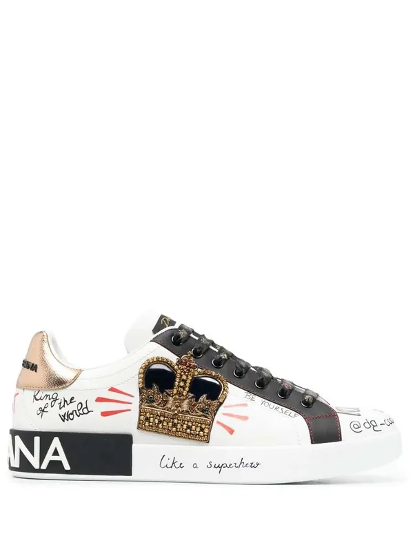 Portofino Print Sneakers - Dolce & Gabbana