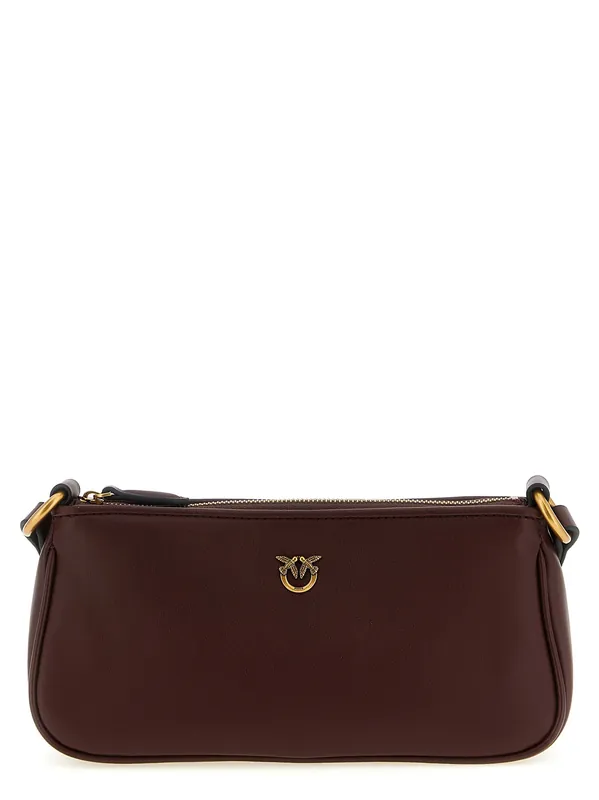 Half Moon Crossbody Bags Bordeaux - Pinko