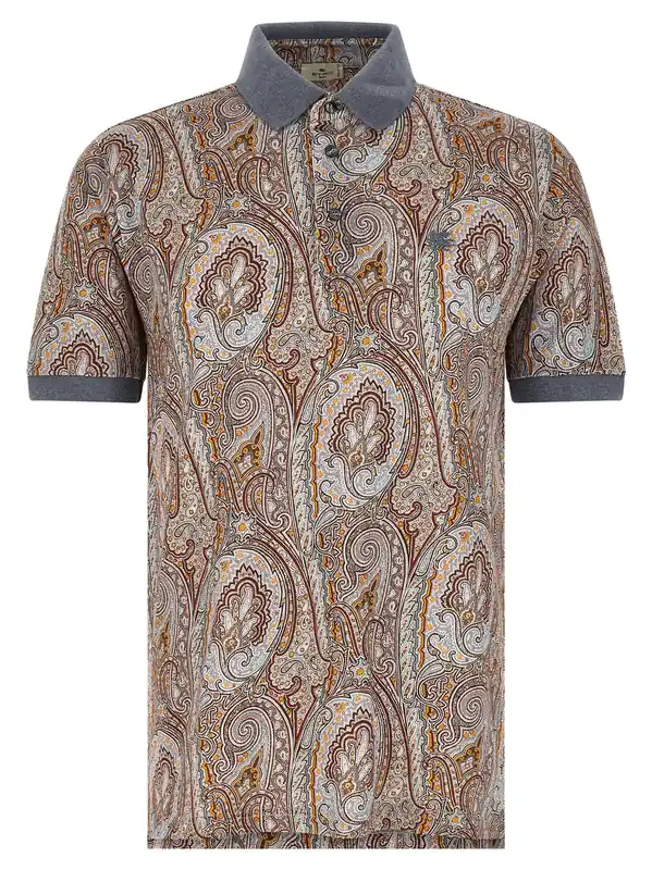 Arnica Paisley Polo Multicolor - Etro