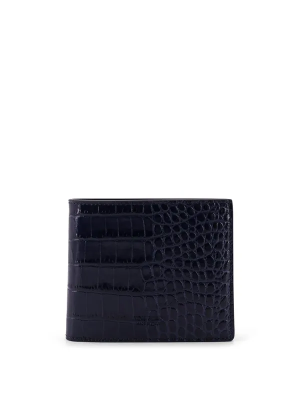 Croco Print Leather Wallet - Tom Ford