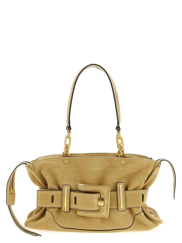 Anthem Shoulder Bags Beige - Balmain