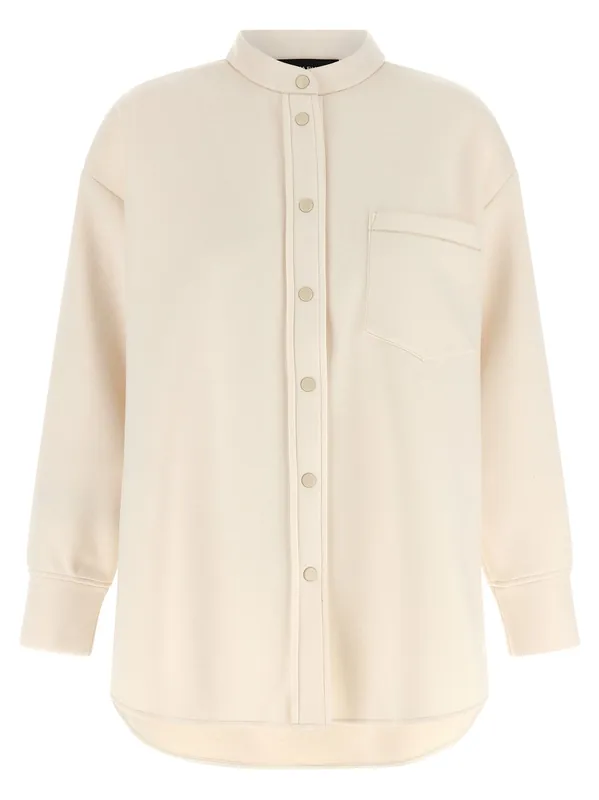 Scuba Cashmere Shirt Shirt And Blouse Beige - Fabiana Filippi