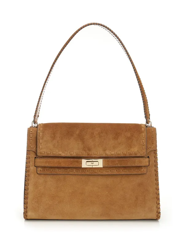 Lee Radziwill Shoulder Bags Brown - Tory Burch