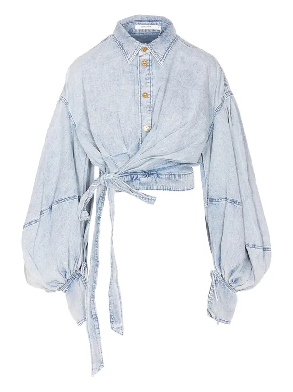 Rebellion Denim Top - Zimmermann