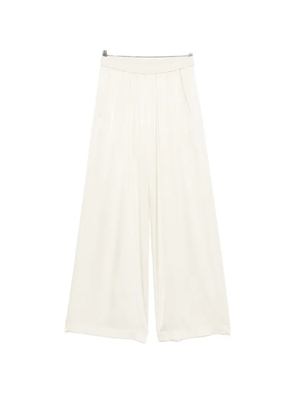 Silk Satin Trousers - Forte_Forte