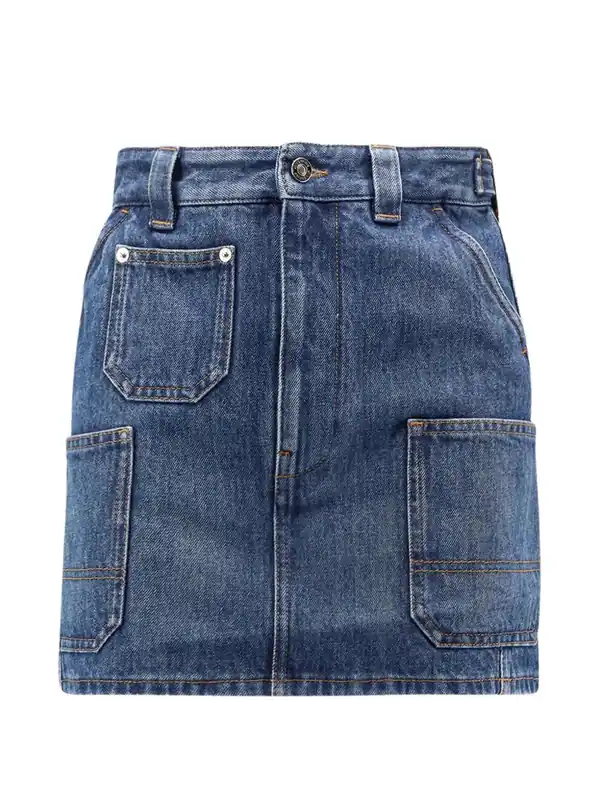 Cargo Denim Miniskirt - Givenchy