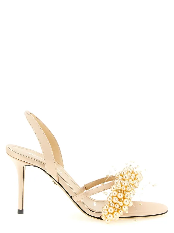 Floating Pearl Sandals Gold - Mach & Mach