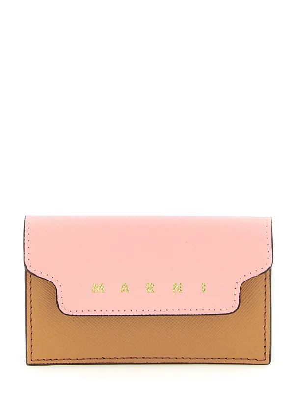 Logo Business Card Holder Wallets And Card Holders Multicolor - Marni