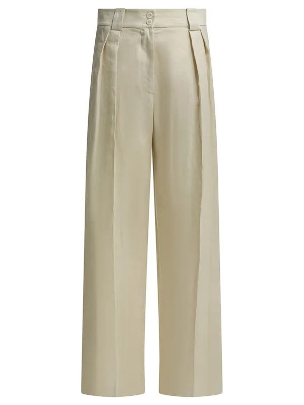 Trousers Beige - Ines De La Fressange