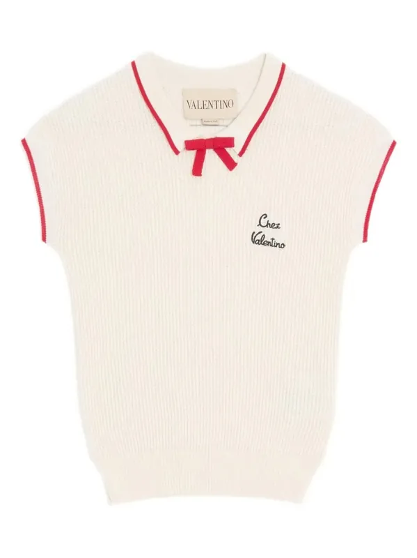 Chez Valentino Cotton Top - Valentino Garavani