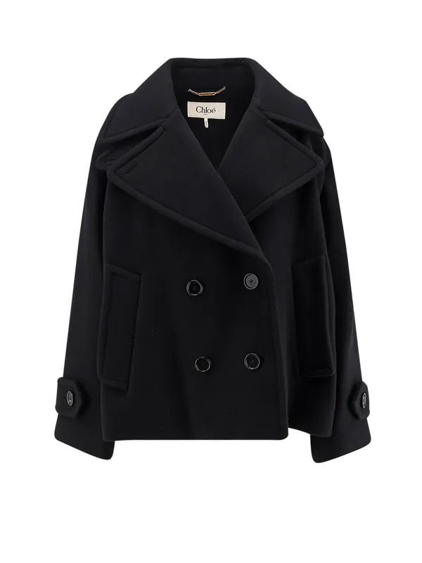 Virgin Wool Blend Peacoat - Chloé