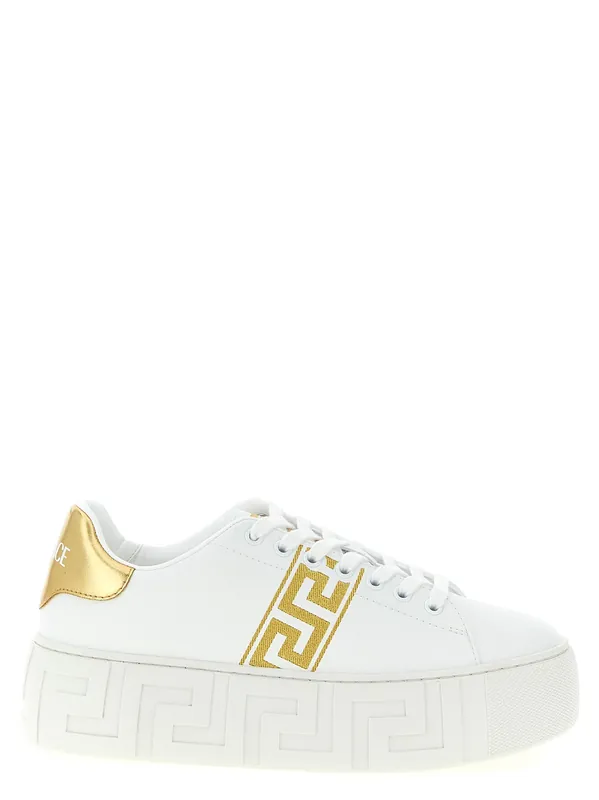 La Greca Sneakers Gold - Versace