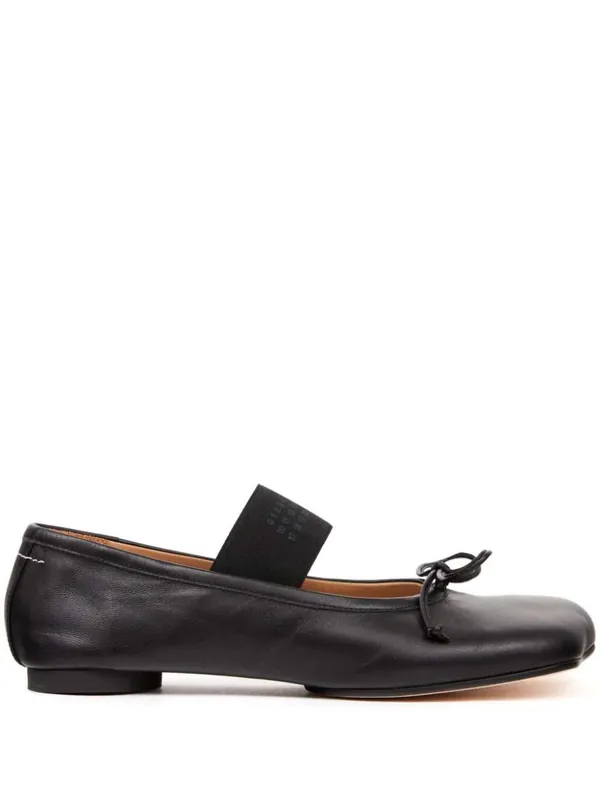 Ballet Flats With Anatomic Numbers Motif - MM6 Maison Margiela