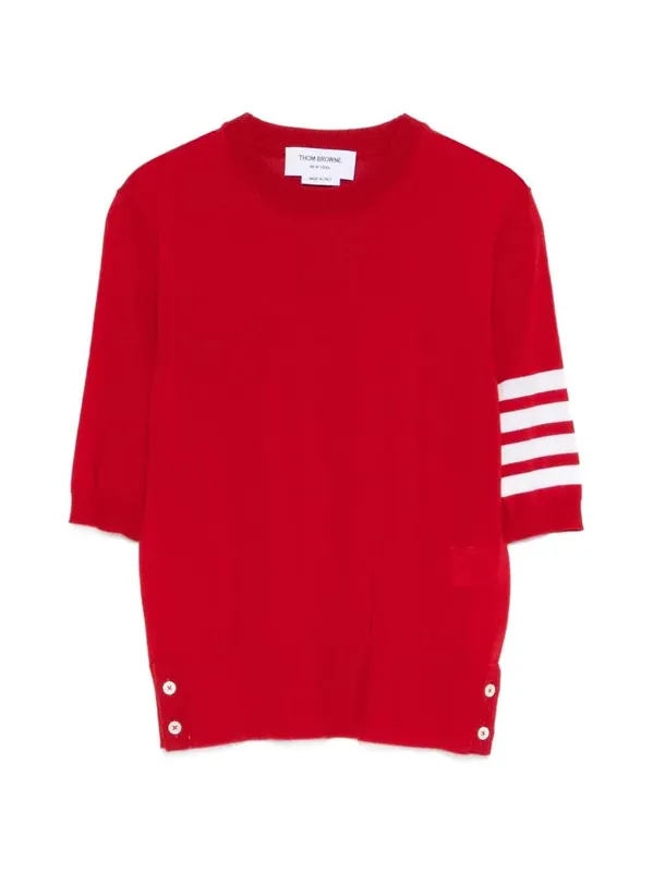 T-Shirt With Striped Details
