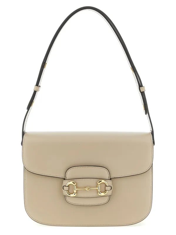 Gucci Horsebit 1955 Shoulder Bags Beige