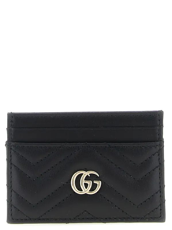 Gg Marmont Wallets And Card Holders Black - Gucci