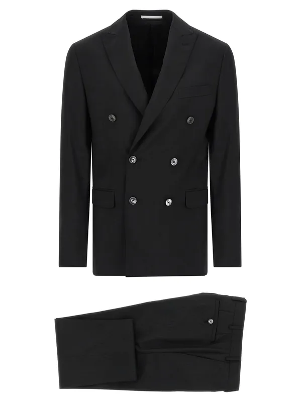 Wool Dress - Ceremony Line Suits Black