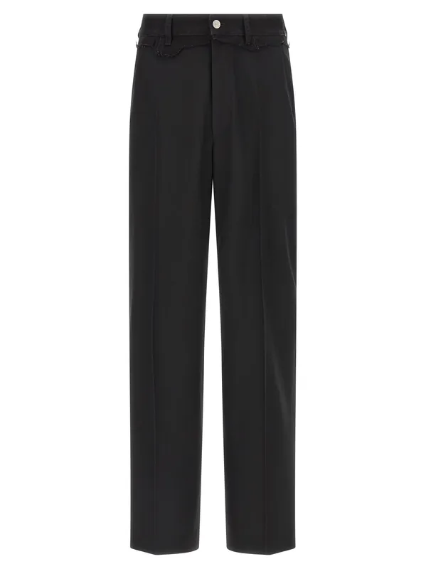 Denim Insert Pants Black - MM6 Maison Margiela