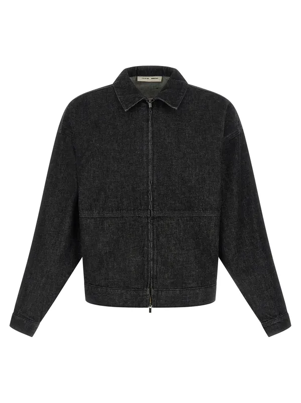 Denim Work Puffer Jackets Black - Fear Of God Essential