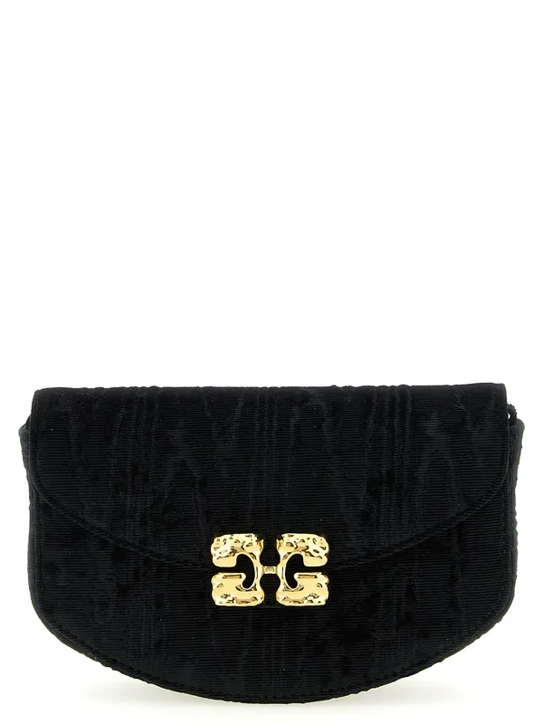 Lulu Wallets And Card Holders Black - Ganni
