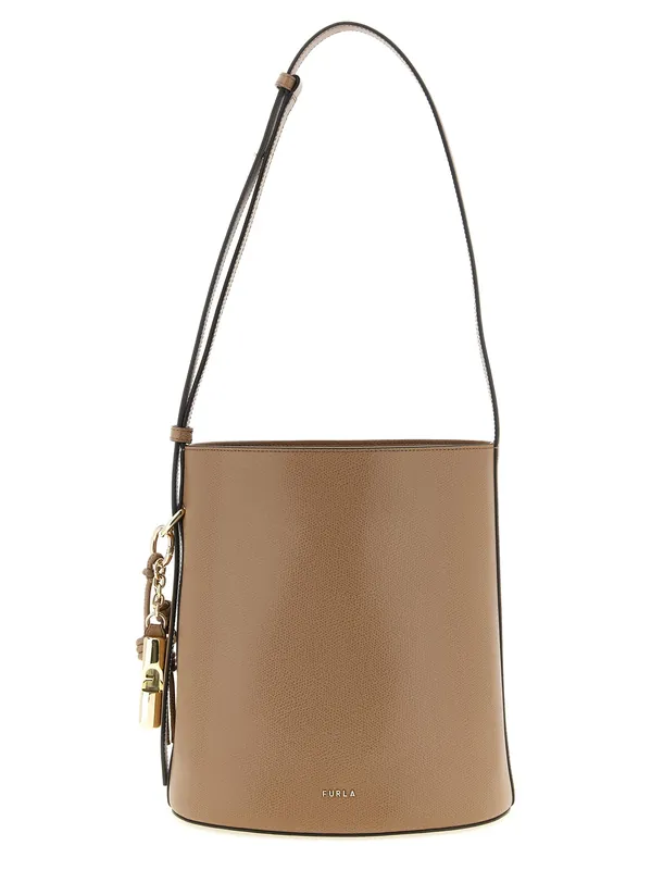Roxie Shoulder Bags Beige - Furla