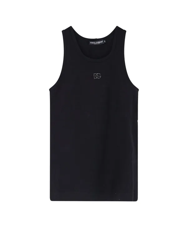 Ribbed Cotton Tank Top - Dolce & Gabbana