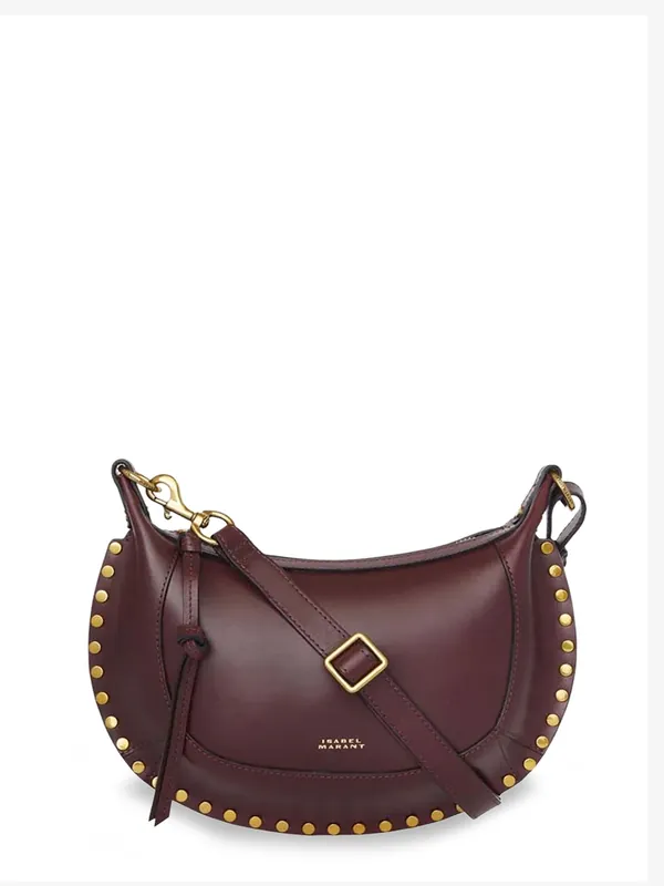 Oskan Moon Leather Crossbody Bag - Isabel Marant