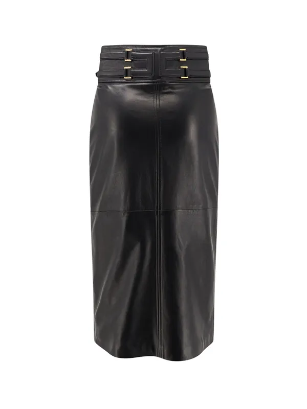 Leather Skirt - Elisabetta Franchi