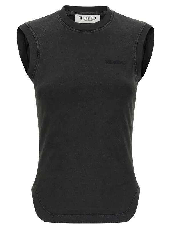 Reese Tops Black - The Attico