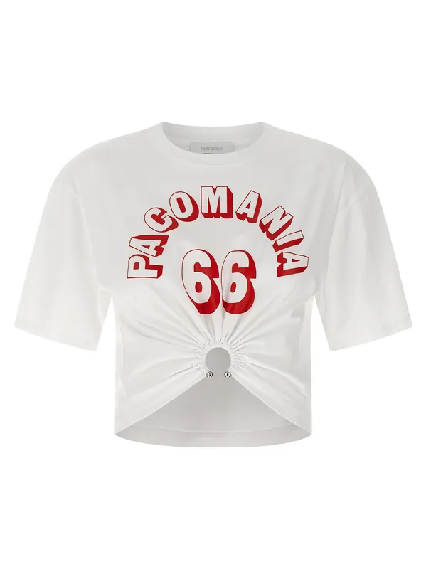 Printed Piercing T-Shirt White