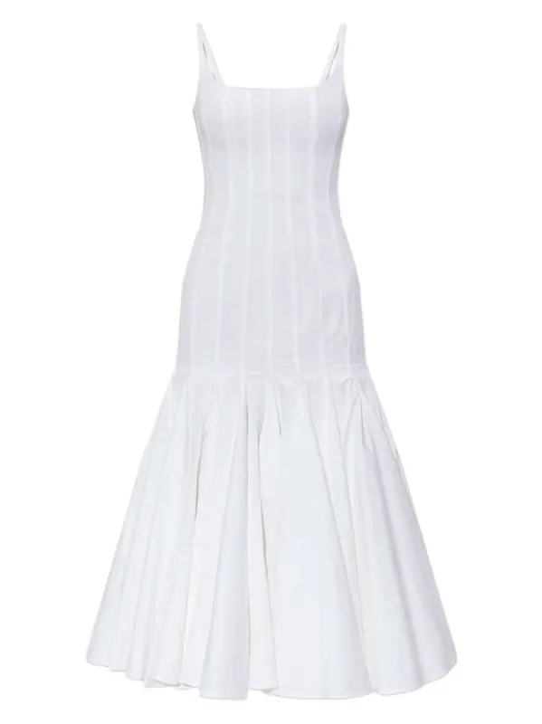 La Robe Agave In Cotton Poplin - Jacquemus