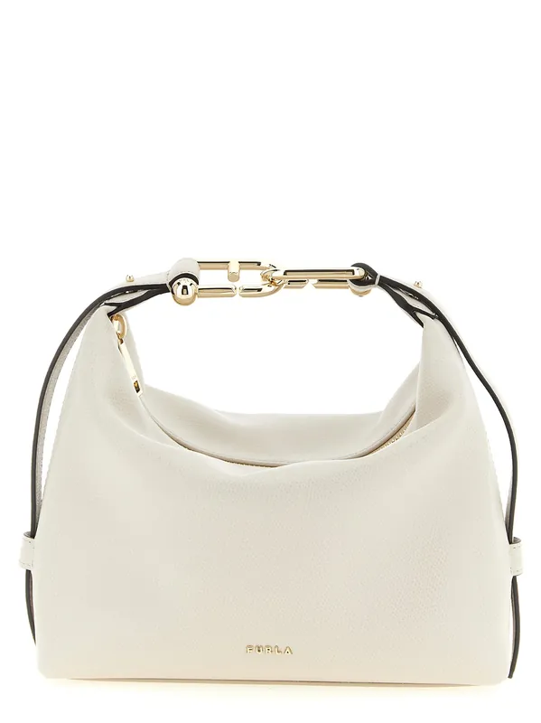 Furla Tonie Shoulder Bags White