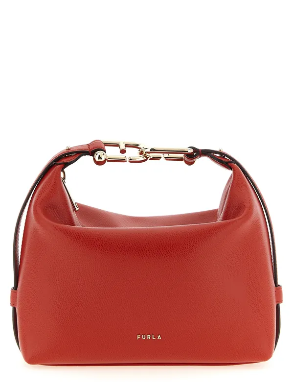 Furla Tonie Shoulder Bags Red